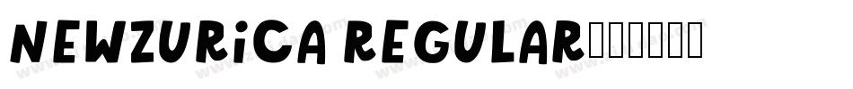 NewZurica Regular字体转换